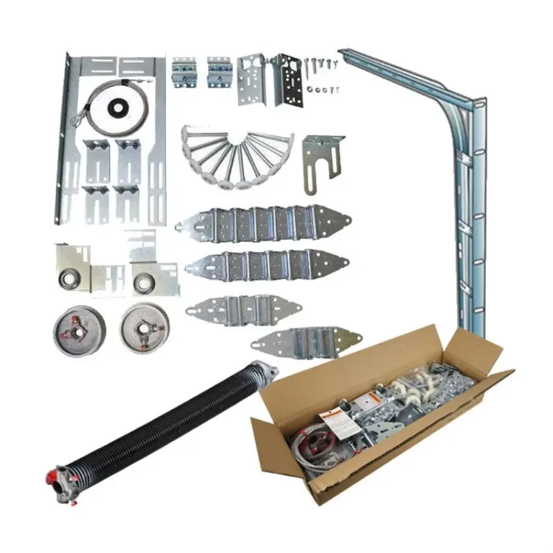 Garage Door Hardware Kit 16x7 Heavy Duty Insulation Roller Automatic Garage Door Parts Hardware Box