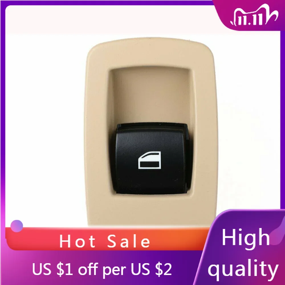 Electric Power Window Switch Beige Passenger Side for BMW X3 528i 528xi 535i 535xi 550i GT 61319113773