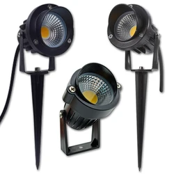 3W 5W 10W Outdoor Garten Landschaft Licht AC220V 110V DC12V LED Rasen Lampe COB Wasserdichte Beleuchtung led Licht Garten Pfad Scheinwerfer