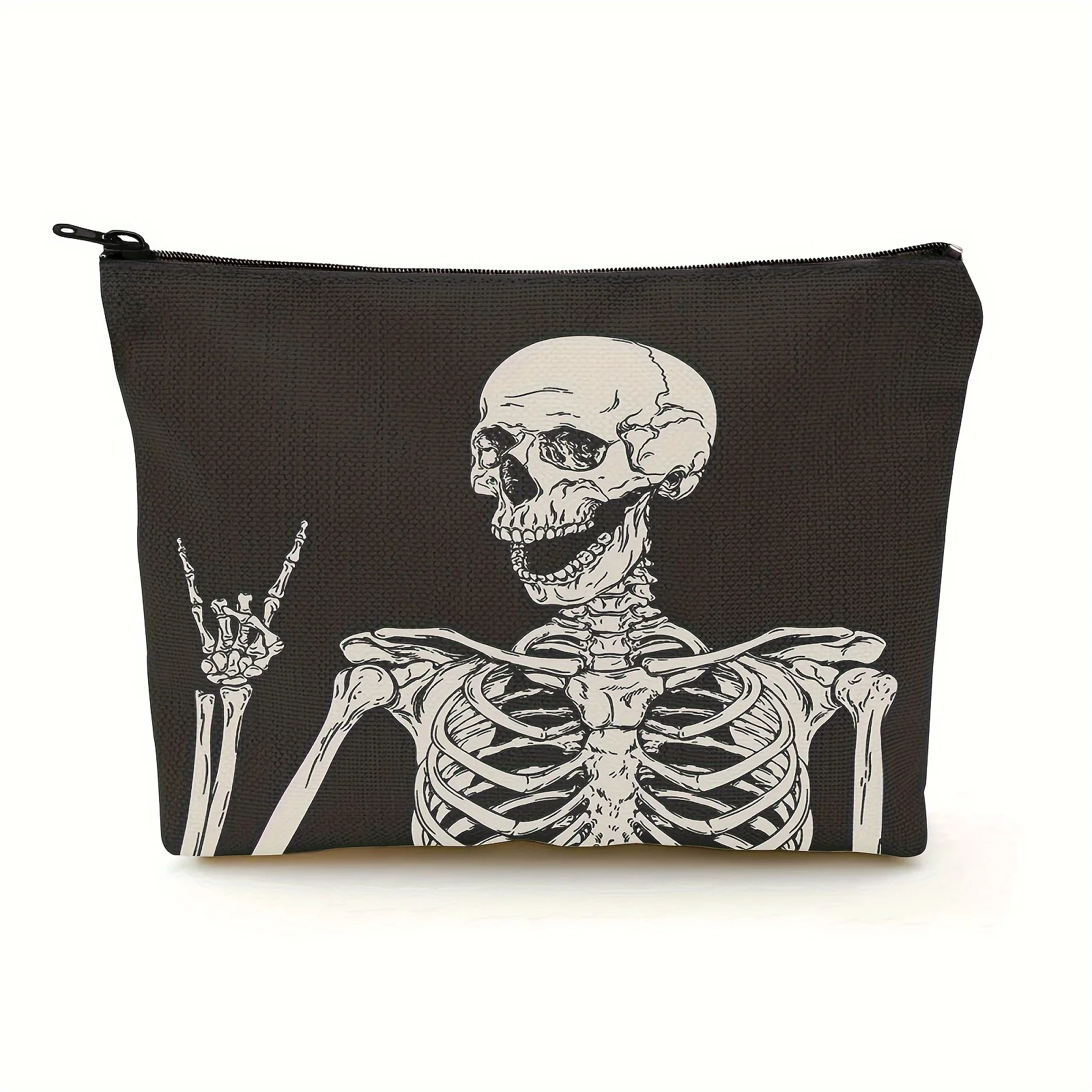 Vibrant Skull Cosmetic Bag Spacious Travel Toiletry Kit Case Accessories Organizer Pouch Sor Women Makeup Pouch