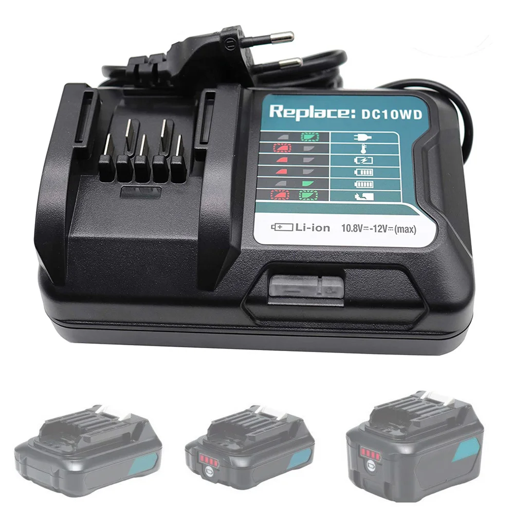 

DC10WD Battery Fast Charger For Makita 10.8V 12V Tool Batterys Charging BL1015 BL1016 BL1021B BL1041B 40W 3A Current EU Plug