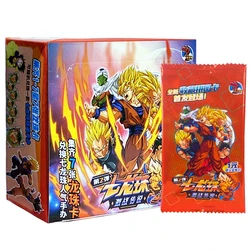 Super Battle Dragon Ball Legends Collection Cards for Child TCG Anime Figures Son Goku Super Hero Saiyan Vegeta IV Bronzing Card