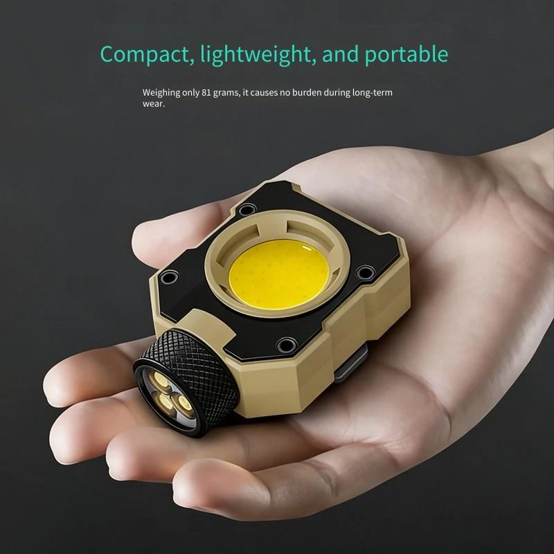 Versatile Portable Rechargeable COB Headlamp with 7 Multiple Modes Long Runtime Great for Emergency Use Camping Hike Work Light