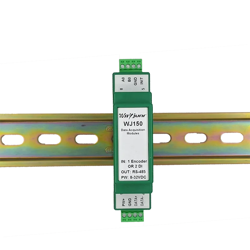 WJ150-485 1 Way Encoder Pulse Signal Counter or 2 Way DI High-speed Counter Modbus RTU Module