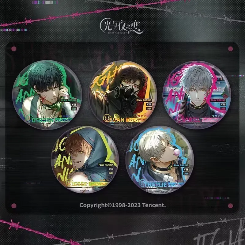 「光と夜の愛」周辺グッズ パッションシリーズ 小誼（シャオ・イー）チャーリー・スー・ジ・シ・リ・シャ・ミン・シン・ル・チェン バッジ・ブローチ