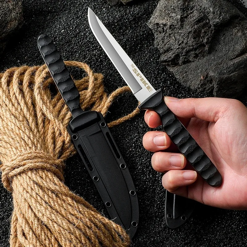 1/2 Piece,Multifunctional Small Straight Knife,Outdoor Camping Mini Fruit Knife, Carrying Portable Pocket Knife KR9195