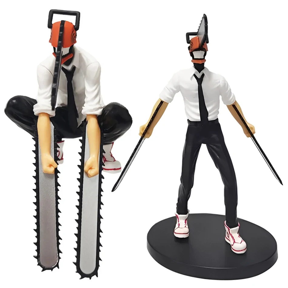 Heißer 17cm Chainsaw Man Anime-Figur Power Denji Actionfigur PVC Chainsaw Man Power Figurine PVC Erwachsenen-Sammelmodell Puppe Spielzeug