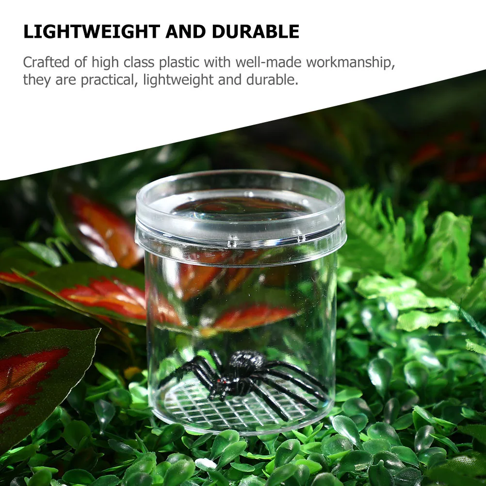 Boîte de bite grossissante pour enfants, conteneur collecteur d'insectes pour Cage d'observation Portable avec intégré, 20 pièces