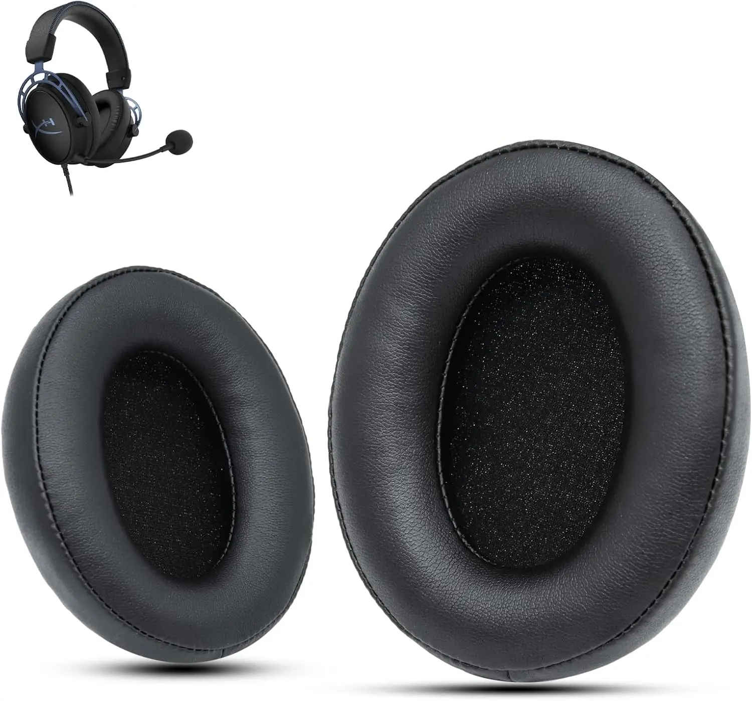 Fundas para Auriculares HyperX - Almohadillas de Repuesto para HyperX Cloud ALPHA/1/2/WIRELESS/ALPHA S/CORE/Stinger/Flight/Mix