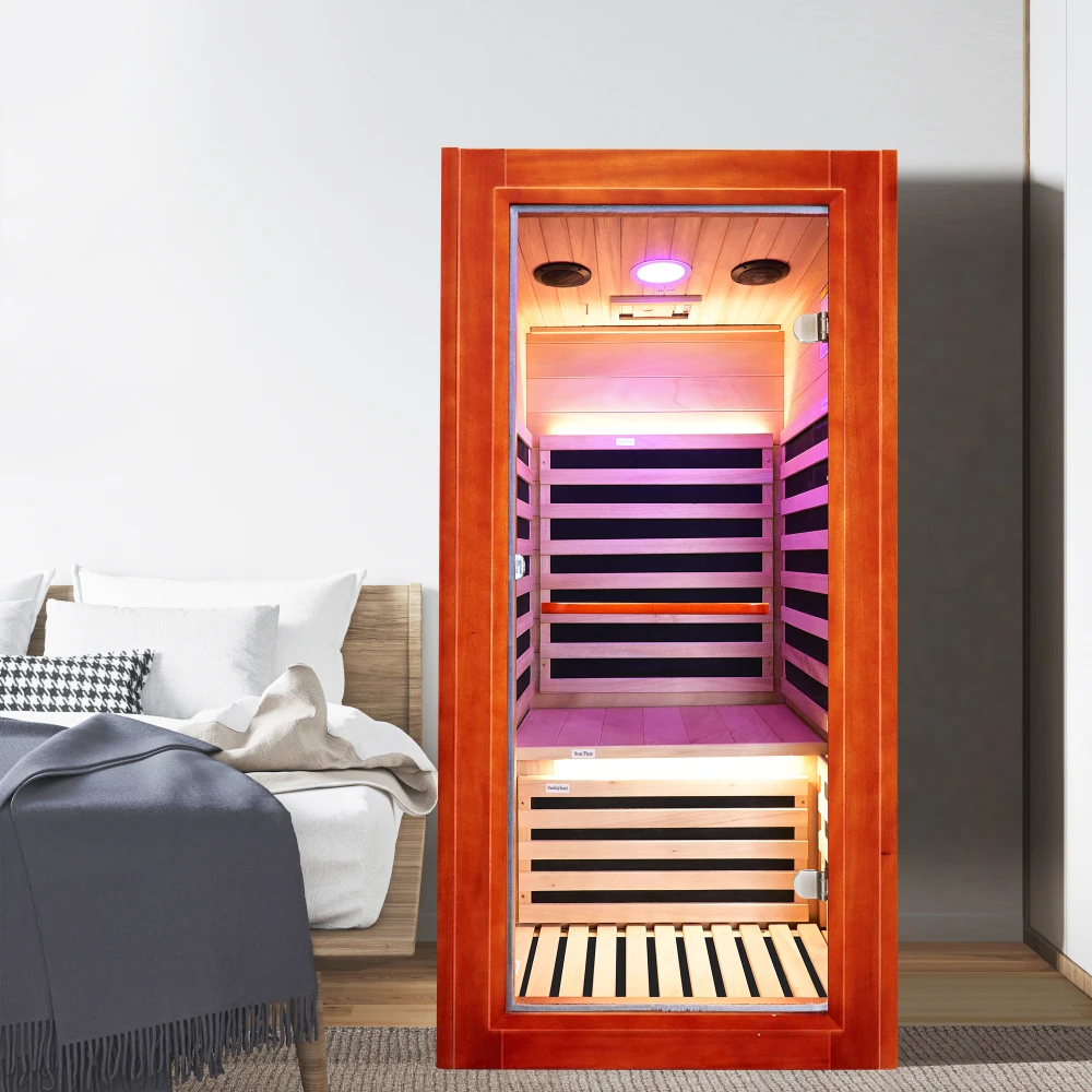 

Infrared Sauna Room Single Room，with Two Bluetooth Speakers and Reading Lights