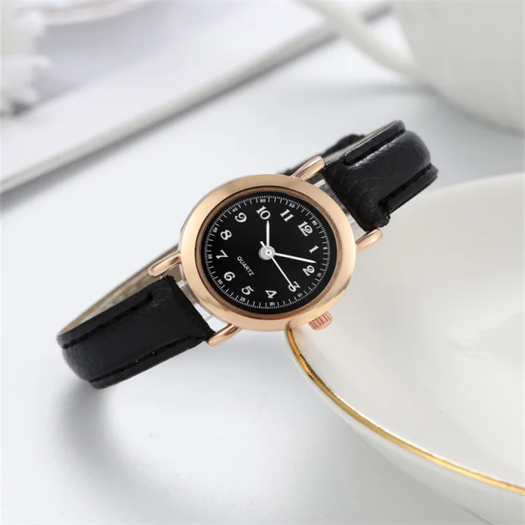 Small and exquisite girl's quartz watch digital simple belt ladies watch