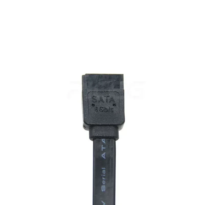 for SATA 3.0 Serial Hard Disk Data Cable Solid State Mechanical Universal Black 6Gbps Dual Straight