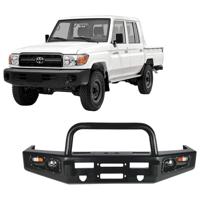 Front  Bumper Crash Guard for Toyota FJ76 FJ78 FJ79 Made of Durable steel