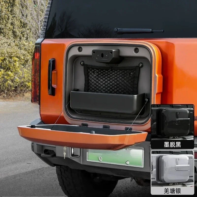 Car Rear Door Backpack ABS Tailgate Spare Tire Expansion Storage Box Toolbox Modification Accessories For Jetour G700 2025 2026 detail image 3