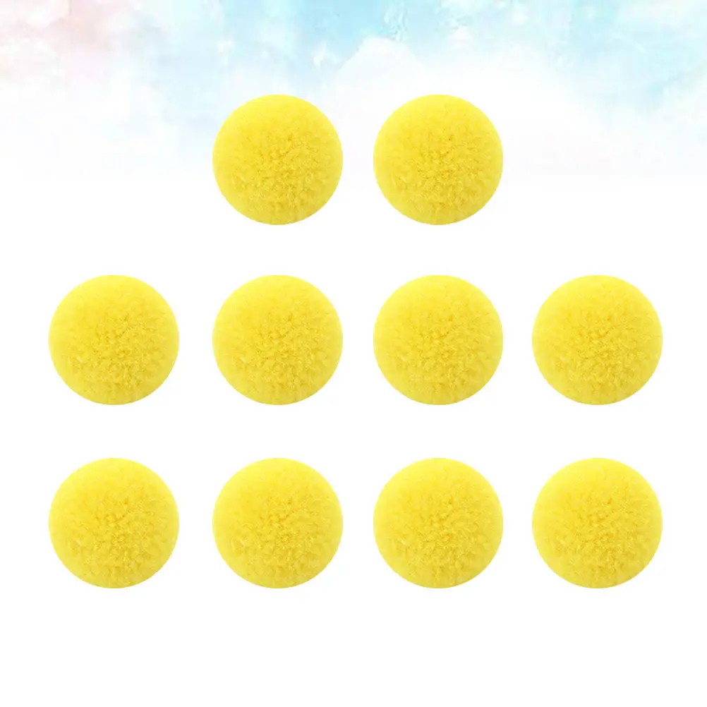 50Pcs 2Cm Fabric Ball DIY Kit for Keychain Pendant Bag Decoration Craft Child Interactive Activity Creative