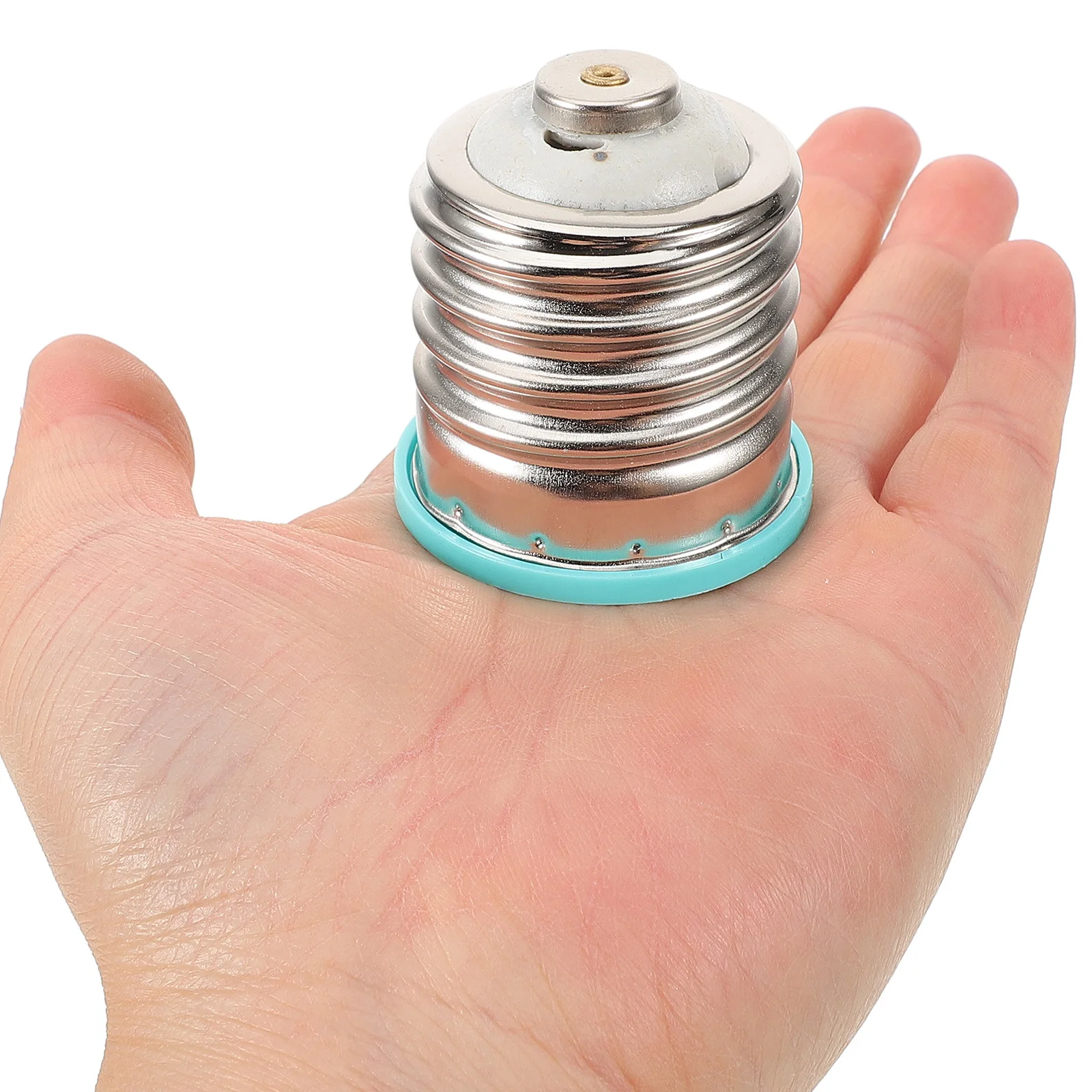 

2Pcs Lamp Socket Adapter E40 to E27 Sturdy Material Safe Practical for Long Lifespan Lamp Socket Replacement Light Bulb Adapter