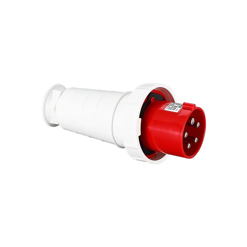 3P/4P/5Pin 63A IP67 Industrial Plug and Socket Electrical Connector Wall Mounted Socket Male&Female Plug