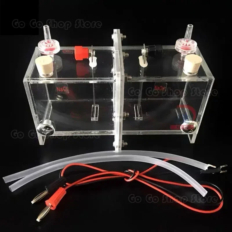 

26063 Electrolyzer Demonstrator Ion Exchange Membrane Without Platinum Electrode Chemistry Experiment Teaching Instrument NEW