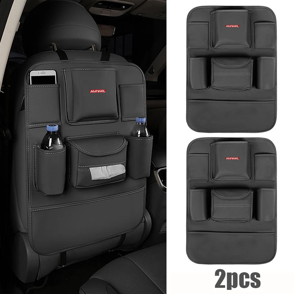 

For Great Wall Haval H9 2nd 2024 2025 Car Central Console Front Seat Placing items Storage paper bag Organizer Storage Knapsack