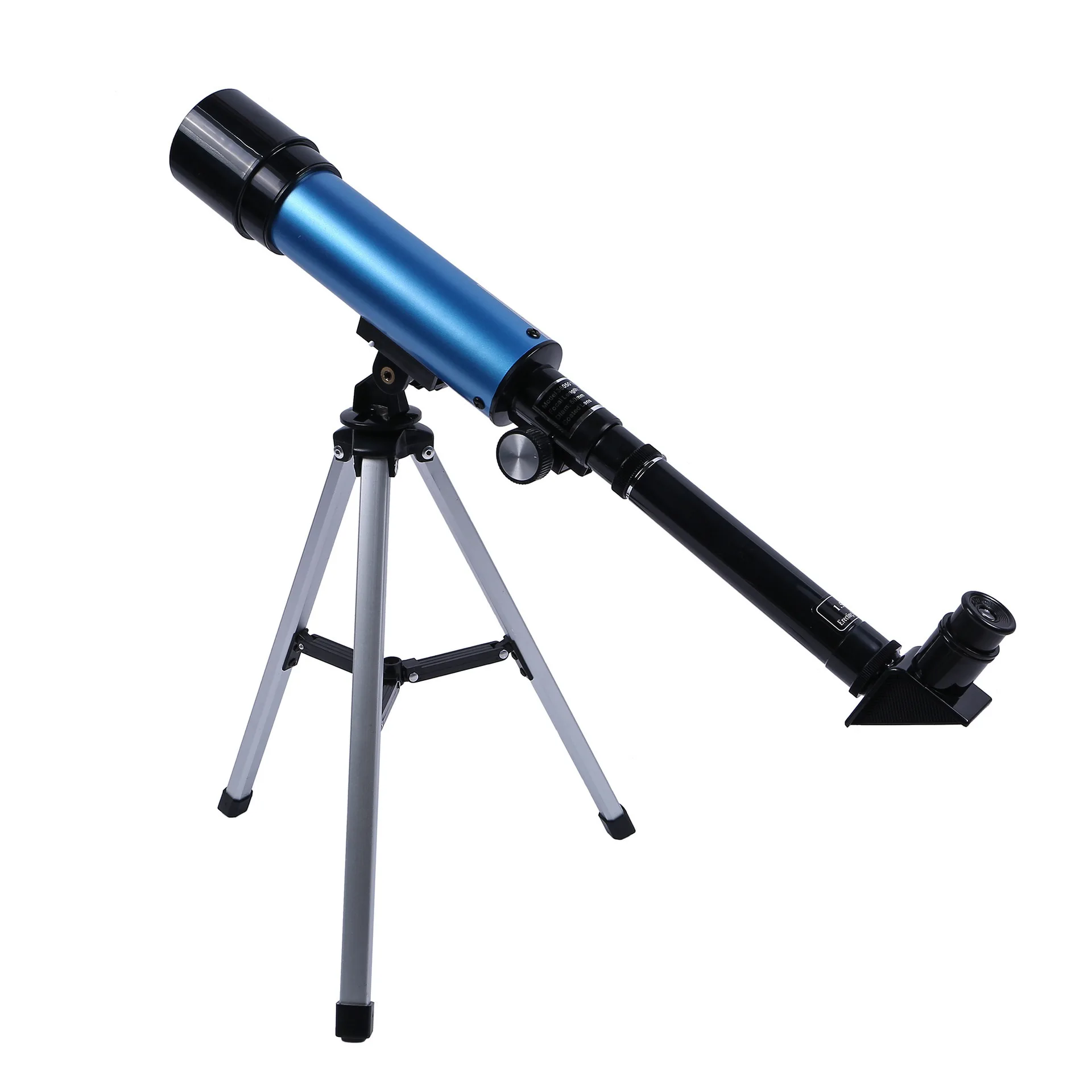 F36050 Blue Refractive Small Astronomical Telescope, Professional Stargazing High-definition Single Tube Dual-purpose Anti-shake