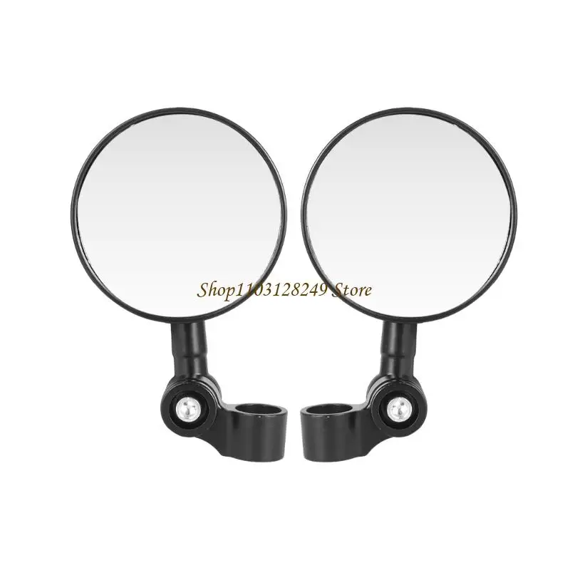 N5KD Easy Install Vibration Resistant Rear View Mirror With Wide View Motorcycle Accessory Handlebar Side Mirror