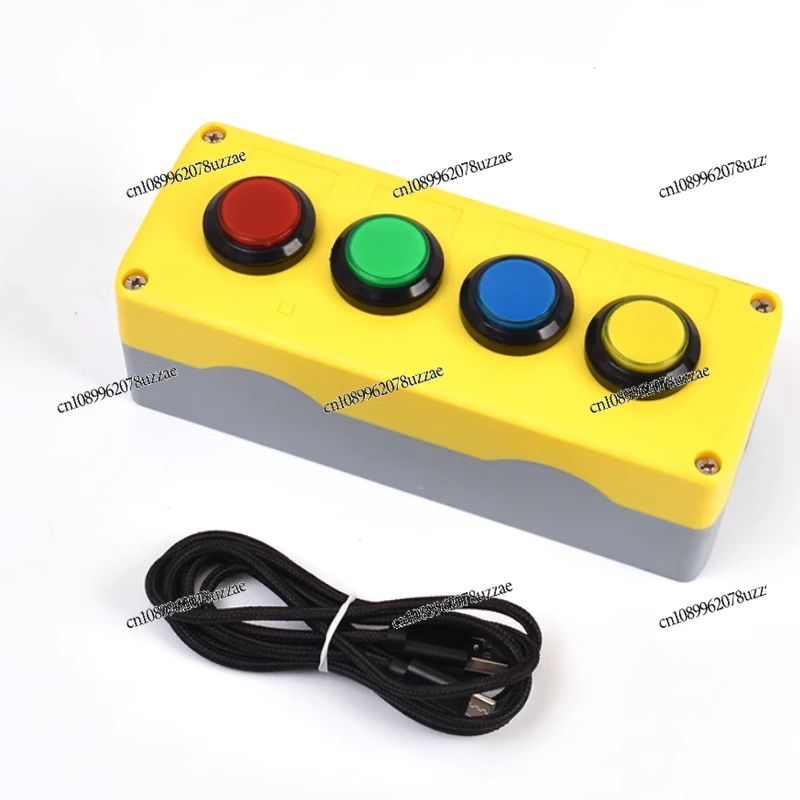 

Full Keyboard Function USB Button Button Industrial Control CNC Analog Enter Key Computer Lottery Lottery Draw Button