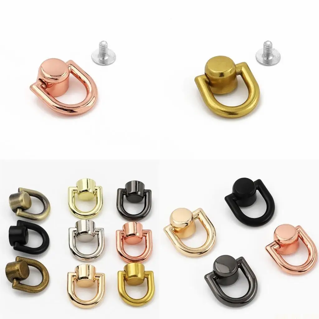 

X90D золотые кольца-гвоздики для кожаных изделий своими руками, таких как кошельки и рюкзаки, простая установка, модные для