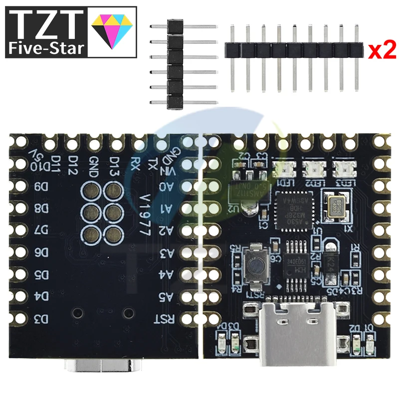 TZT NANO V3.0 / Nano SuperMini Type-C Development Board Atmega328p Chip Ch340 Serial Port For Arduino