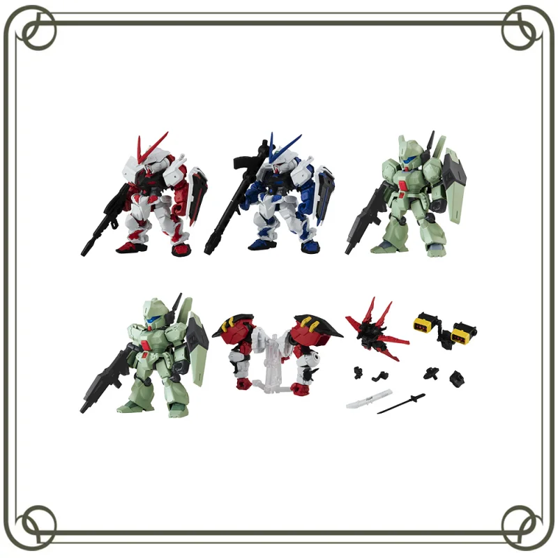 Gundam MSE 19 Gundam Astray Red Frame Gundam Astray Blue Frame Jegan Gorilla Arm Flying Backpack Action Figures Model Kids Toy