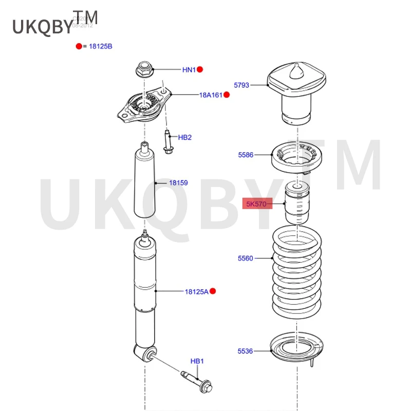 Применим к Zh is he ng 08-10, задний буферный клей машины 8G915K570JAA