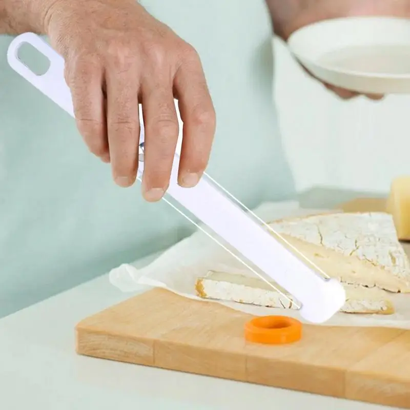 1pc Cheese Slicer Peeler Wired Cheese Butter Cutter Block Cheese SlicerPlastic Cheese Knife Cooking Baking Tools Kitchen