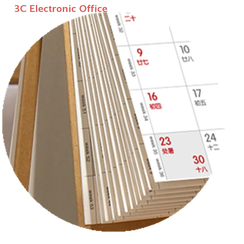 

[3SC] Карманный календарь на заказ 2026 Креативный настольный календарь с тиснением из фольги