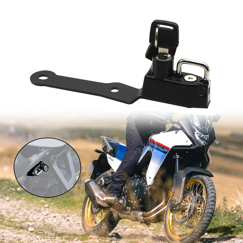 

TRANSALP750 Motorcycle Helmet Lock Anti-theft Security Mount Hook For Honda XL750 TRANSALP XL 750 2023-