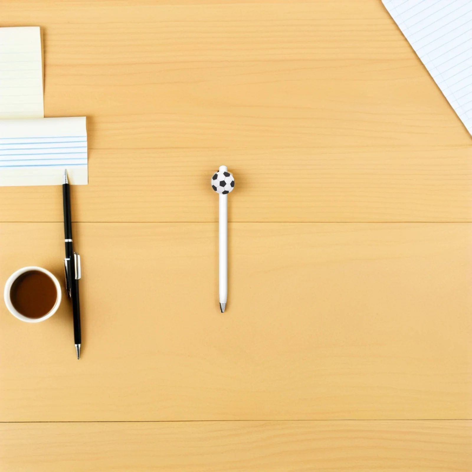 

30Pcs Soccer Pencil Topper Clip Soft PVC Pen Accessories School Supplies Classroom Rewards Prize Clips Stationery