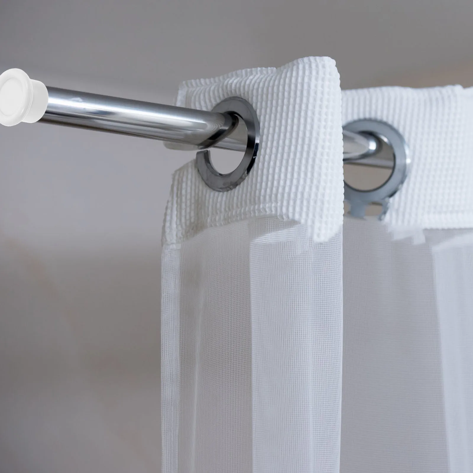 

5 Sets Drying Rod Covers Closet End Caps Antislip PVC Curtain Shower Rod Plugs Stoppers Finials Easy Installation