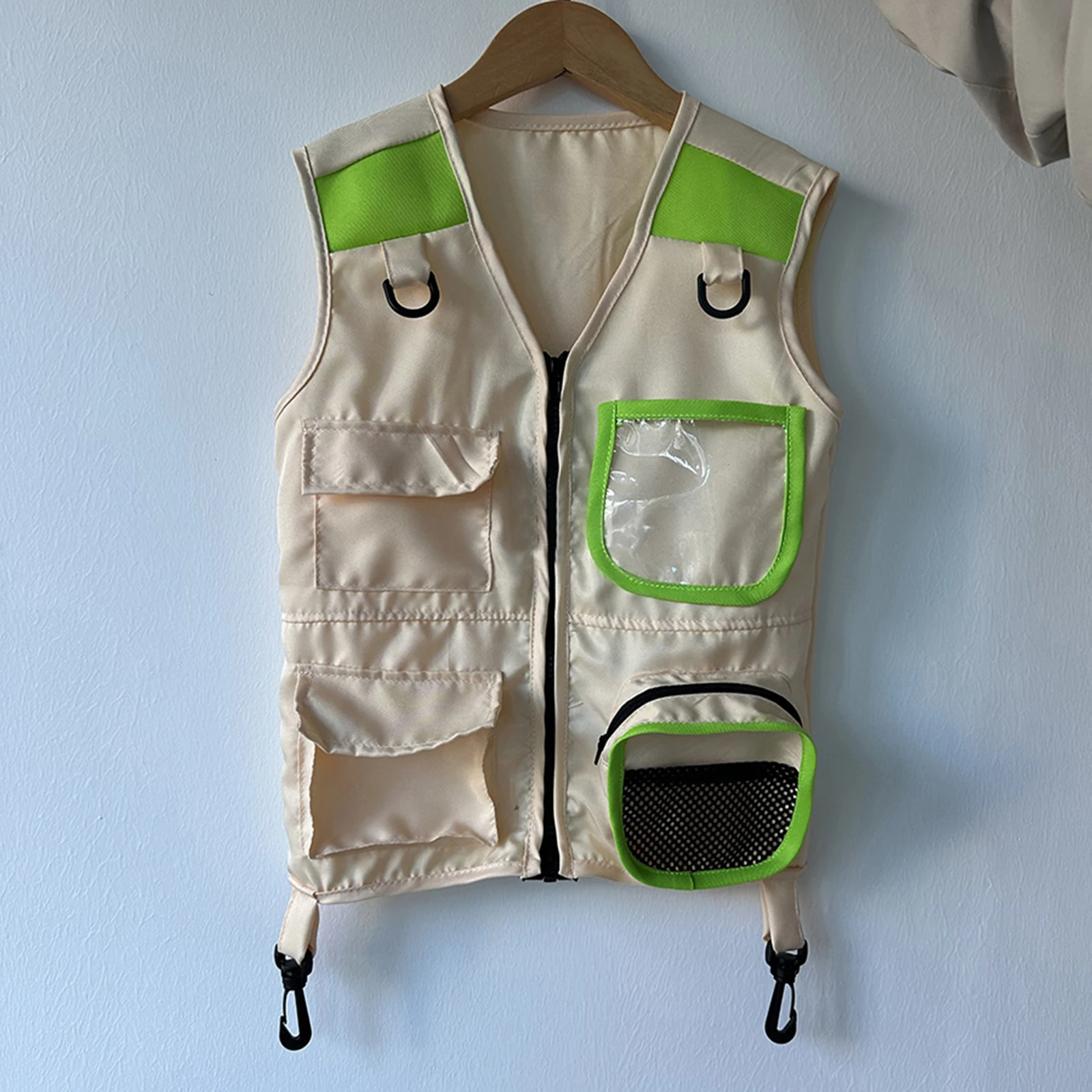 Kids Explorer Vest Pretend Play Cosplay Educational Dress up Kids Camping Costume for Toddlers Camping Kids Boys Girls Hiking