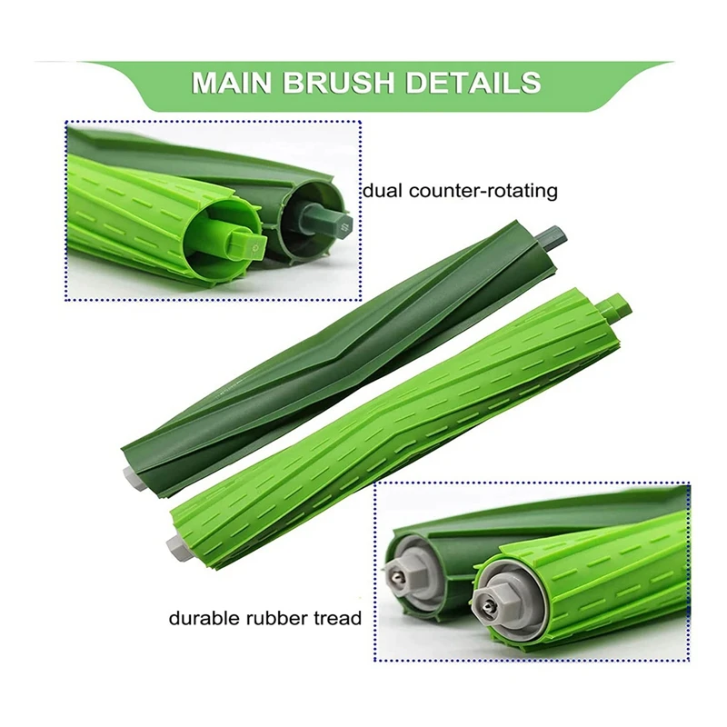 ABBR Ersatzteile für IRobot Roomba I, E & J Serie I7 I7+ I2 I3 I3+ I4 I4+ I6 I6+ I8 I8+/Plus J7 J7+ E5 E6 E7