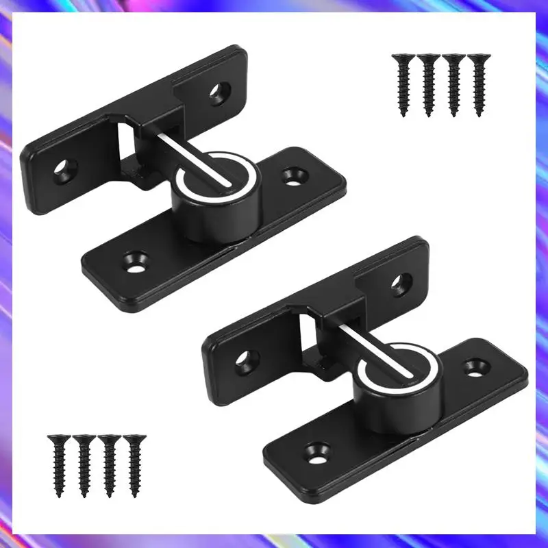 

A98Z Barn Door Lock Hardware, 90 Degree Heavy Duty Gate Latches Flip Latch Safety Door Bolt Latch Lock