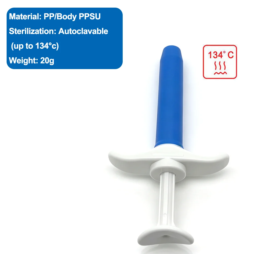 Dental Composite Resin Applicator Tips Injection Type Applier Capsule Tubes Plug Dispenser Resin Pusher Dental Material Tools