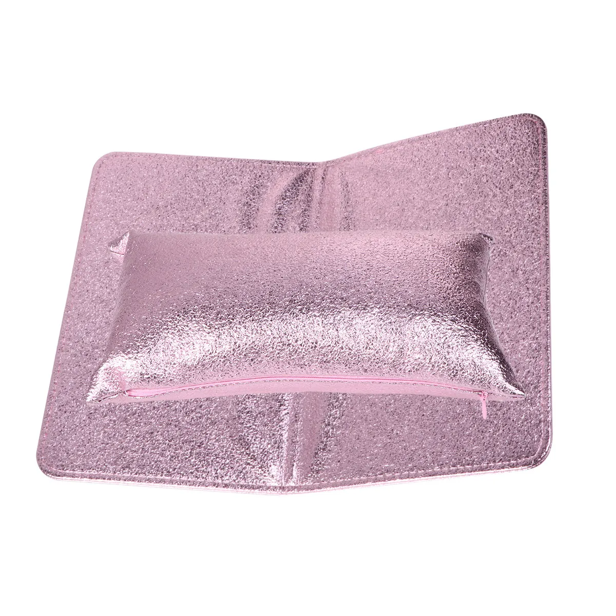 2Pcs Foldable Nail Hand Rest Pillow PU Hand Pad with Sponge Core for Manicure Salon Comfortable Wrist Support Armrest