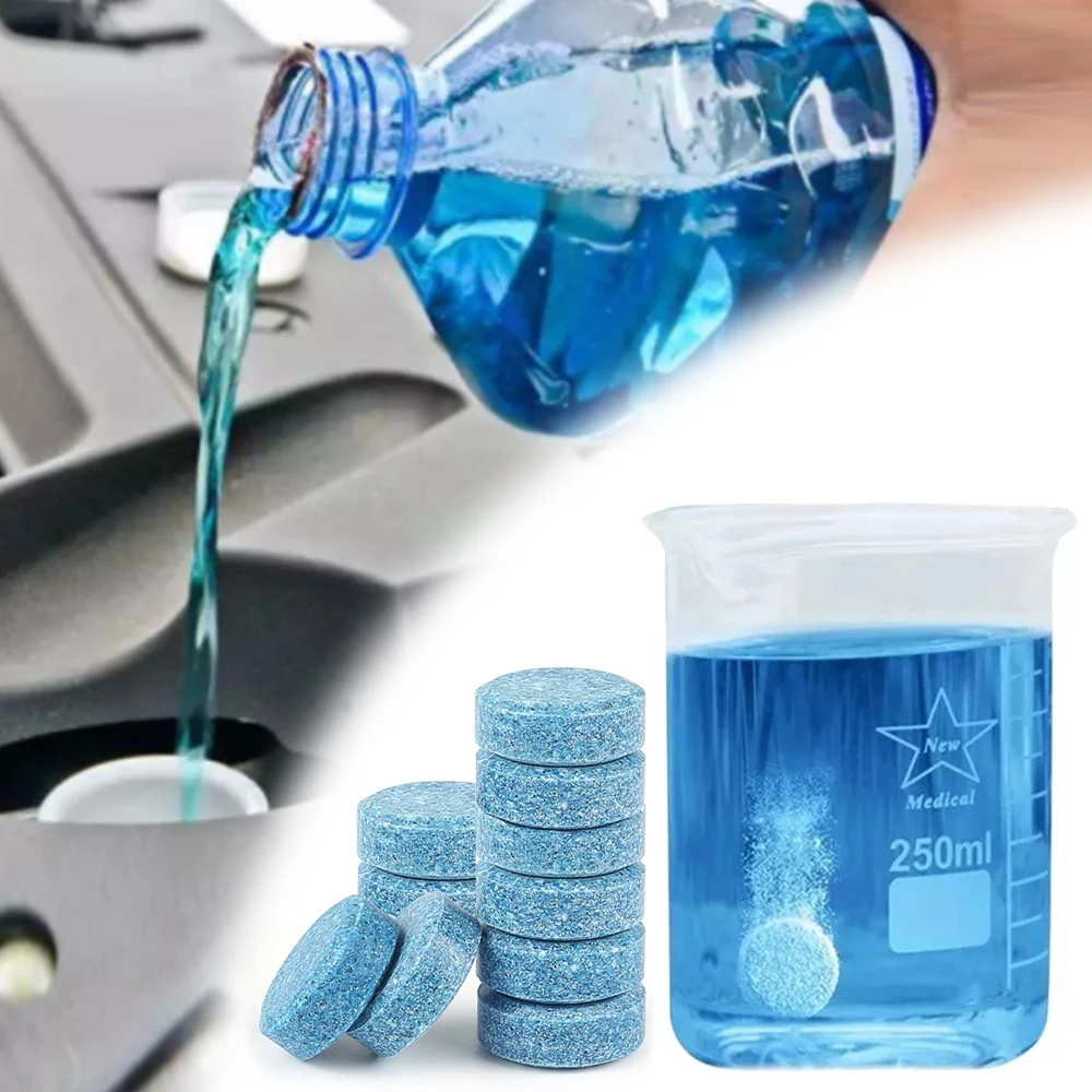 

Car Windscreen Cleaner Effervescent Tablet Auto Window Solid Cleaning Automobile Glass Water Wiper Washing Tablets Dust Remover