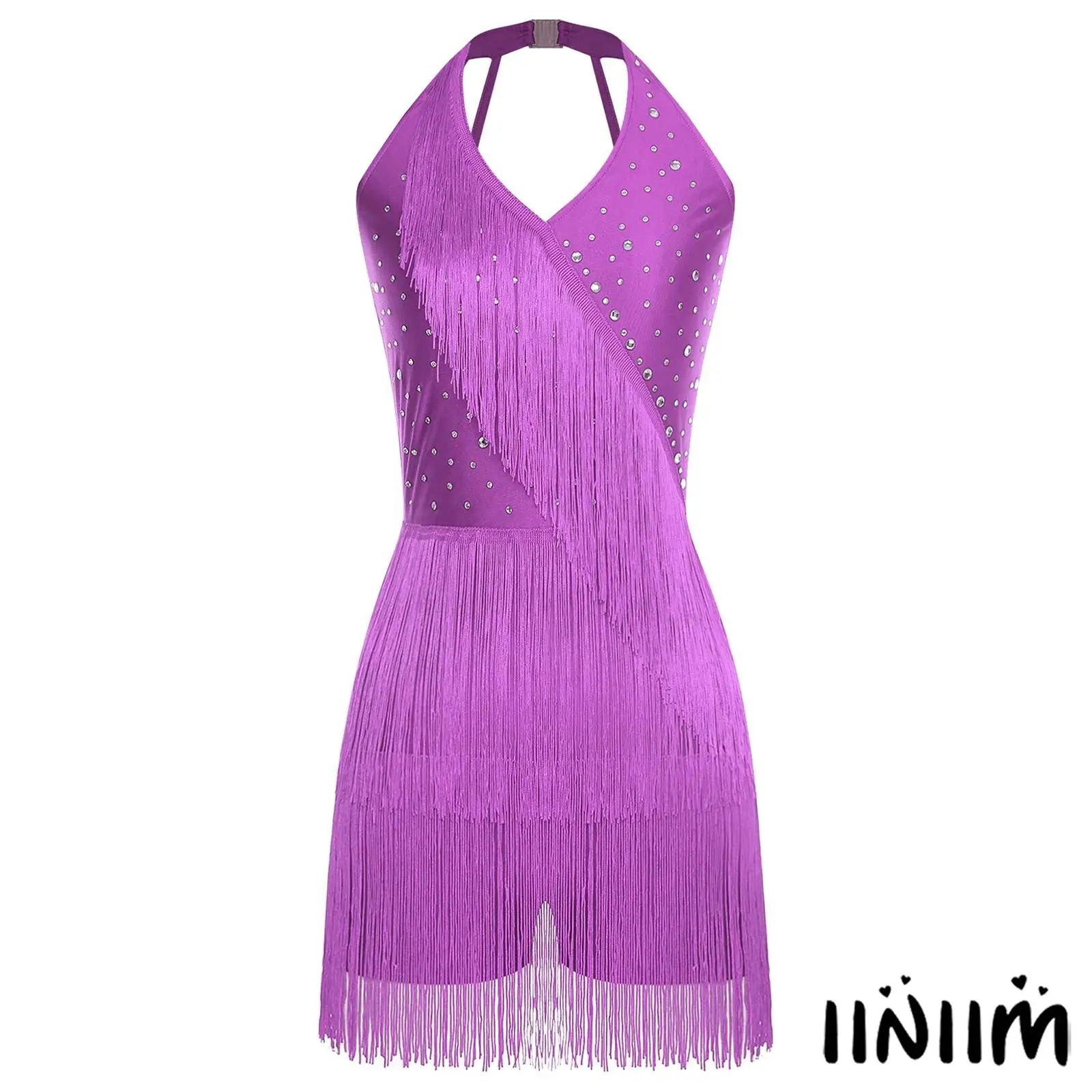 

Womens Latin Tango Salsa Jazz Dance Costume Jazz Dance Jumpsuit Stage Performance Bodysuit Professional Latin Lyrical Dancewear