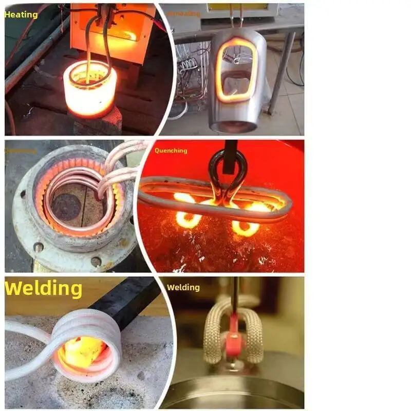 Pipe Fittings Auto Parts Heating Machine Metal Hot Furnace Handheld High Frequency Induction Equipment