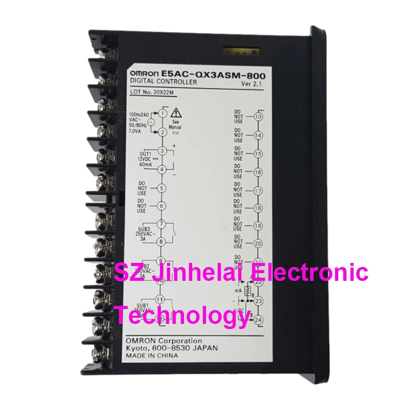 Imagem -02 - Original Omron Temperatura Switch Controller E5ac-qx3asm800 E5ac-cx3asm900 Digital Termostato 100 Novo e
