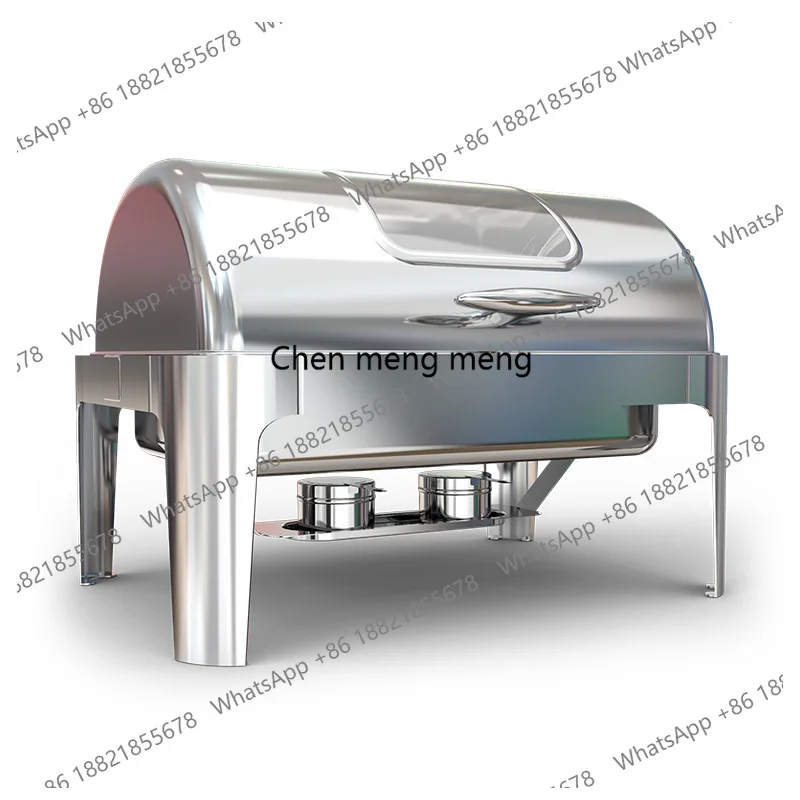 

Lechuang Buffet Warmer Visual Buffet Warmer Flip Lid Hydraulic Glass Lid Buffet Warmer Electric Heating Breakfast Hotel