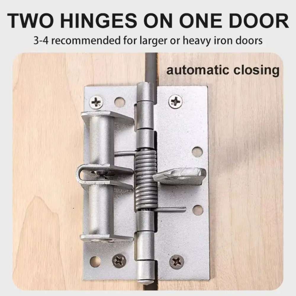 Durable Heavy Duty Automatic Door Closer Multifunctional 90° Positioning Invisible Door Hinges 3 In 1 Door Spring Hinges