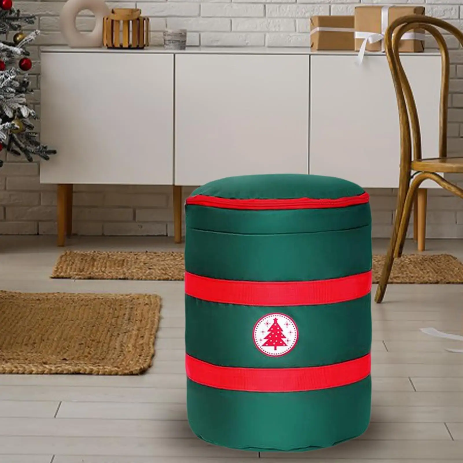 Christmas Storage Bag Container Heavy Duty Dustproof Portable Xmas Storage Bag Storage Organizer for Party Accessories
