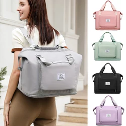 Bolsas de viaje plegables de gran capacidad para hombre y mujer, bolso de mano impermeable para equipaje de gimnasio, mochila de viaje, 2022