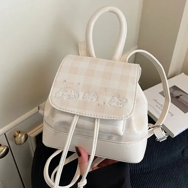 

2025 New! Women's Cute Plaid Messenger Bag - Large Capacity, Travel Shoulder, Niche Portable handbags for women