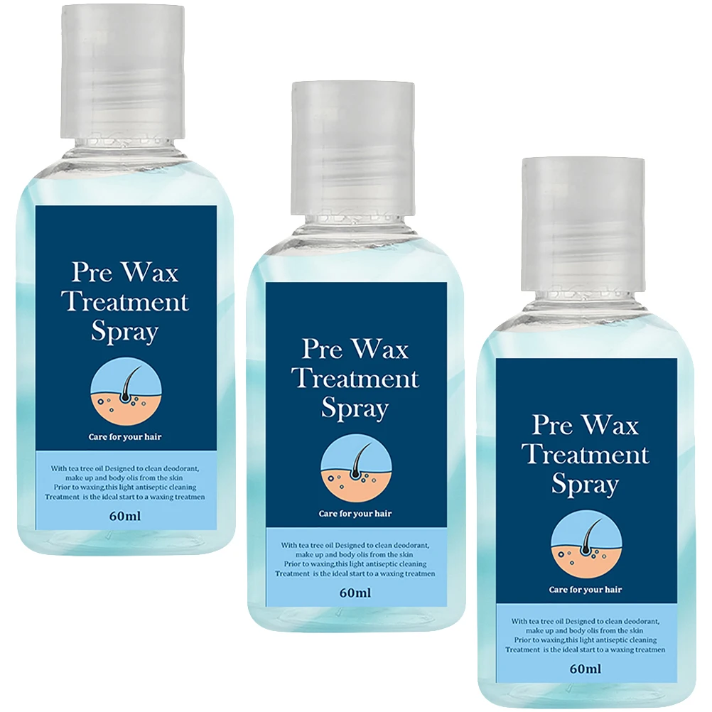 

3pcs 3 Bottles Hair Removal Liquid Moisturizing Hair Removal Treatment Repair Skin Repair Liquid Care Solution Painless Cleaner
